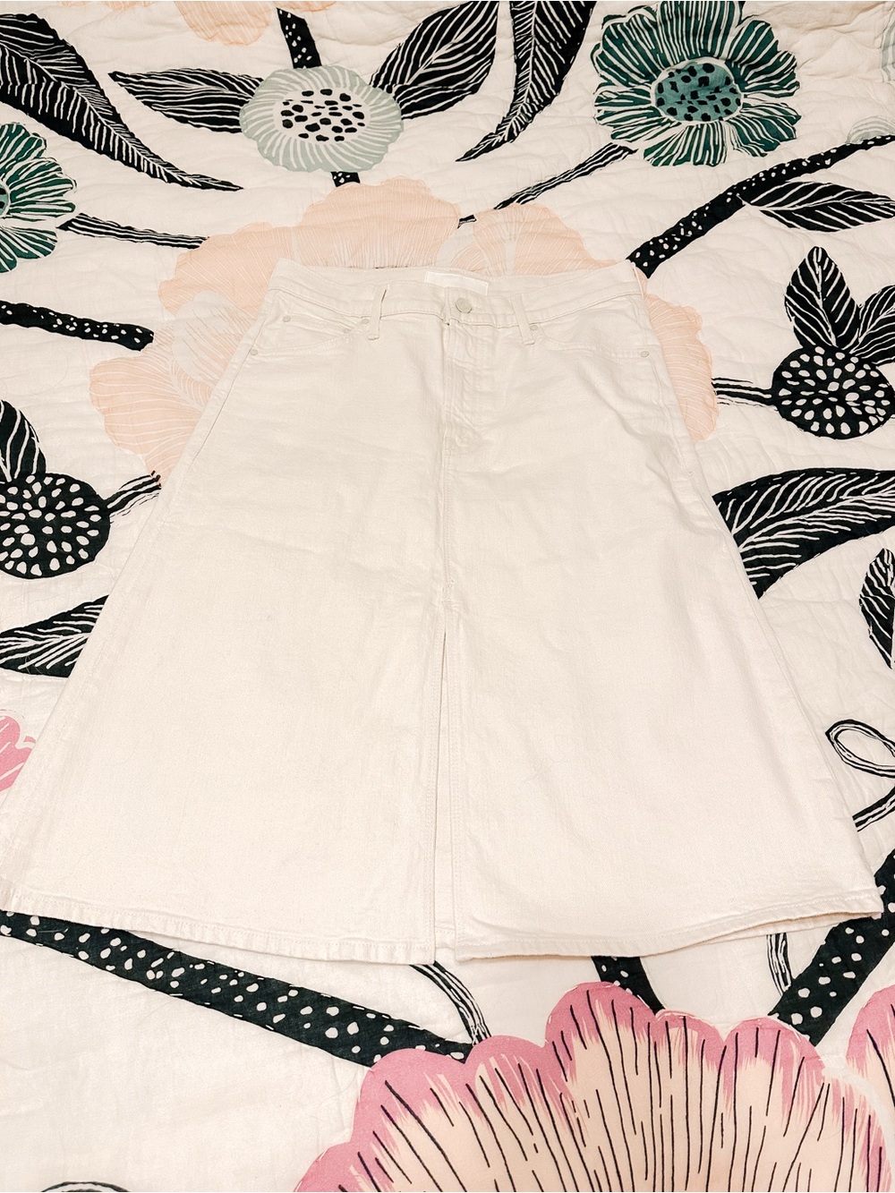 Mother Denim Midi Skirt
